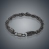 Bracelet acier Homme -Torsadé