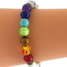 Bracelet unisexe perle 7 chakras