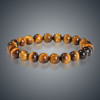 Bracelet unisexe en pierre naturelle  Œil de tigre