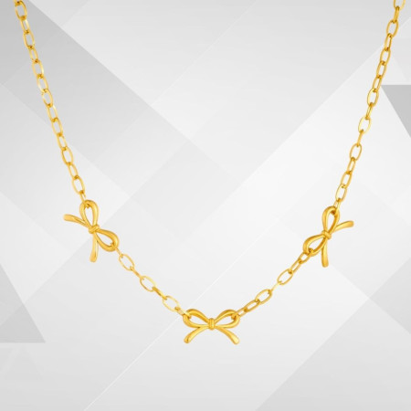 Collier nœud acier inoxydable