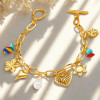 Bracelet cœur acier inoxydable