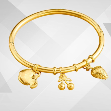 Bracelet fruit exotique acier inoxydable