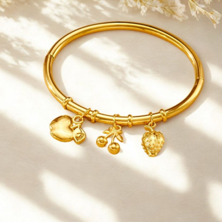 Bracelet fruit exotique acier inoxydable