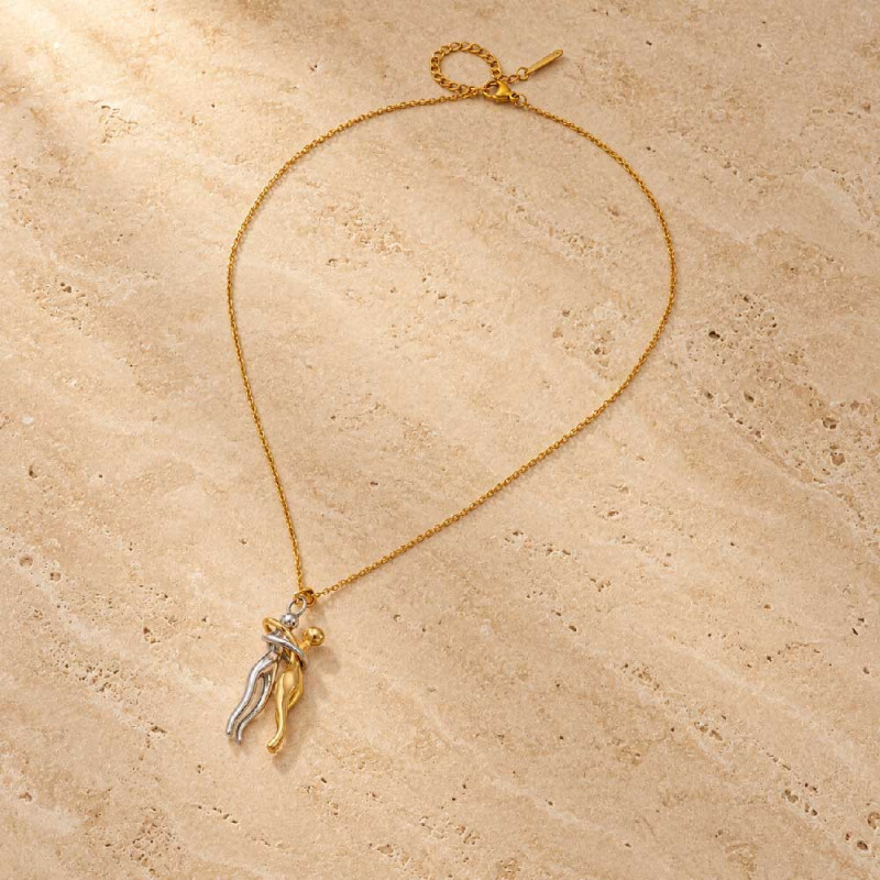 Couple - Collier premium acier inoxydable